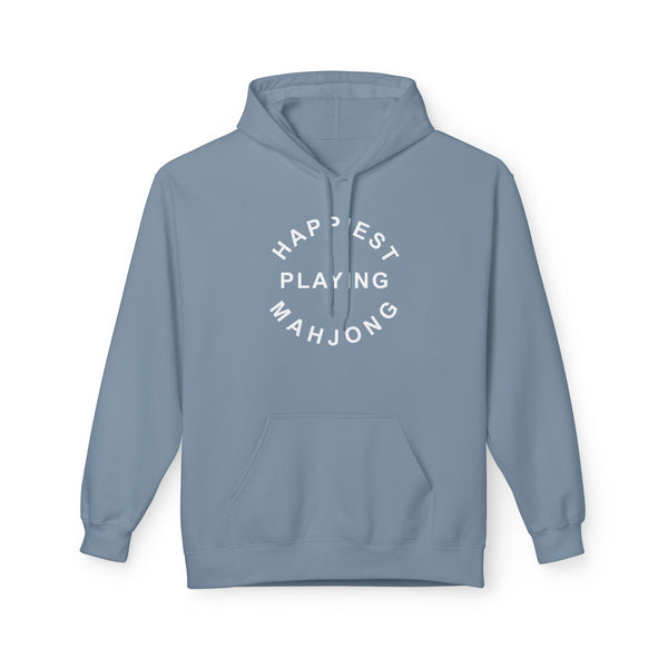 Hoodie - Happiest Playing Mahjong