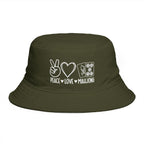 Bucket Hat — Peace Love Mahjong