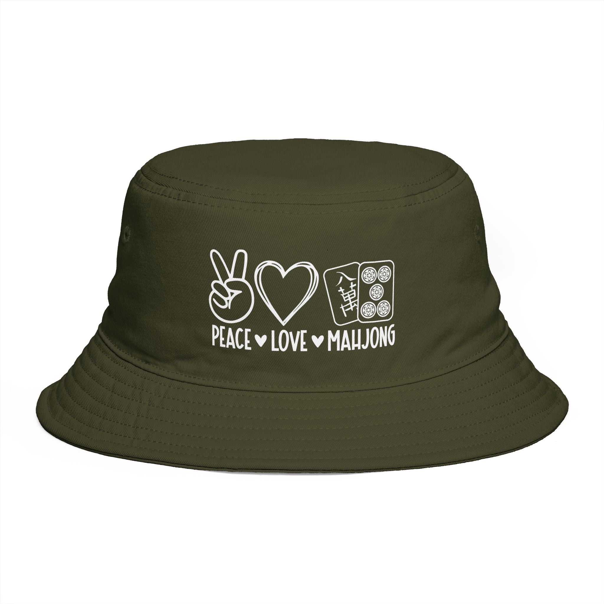 Bucket Hat — Peace Love Mahjong