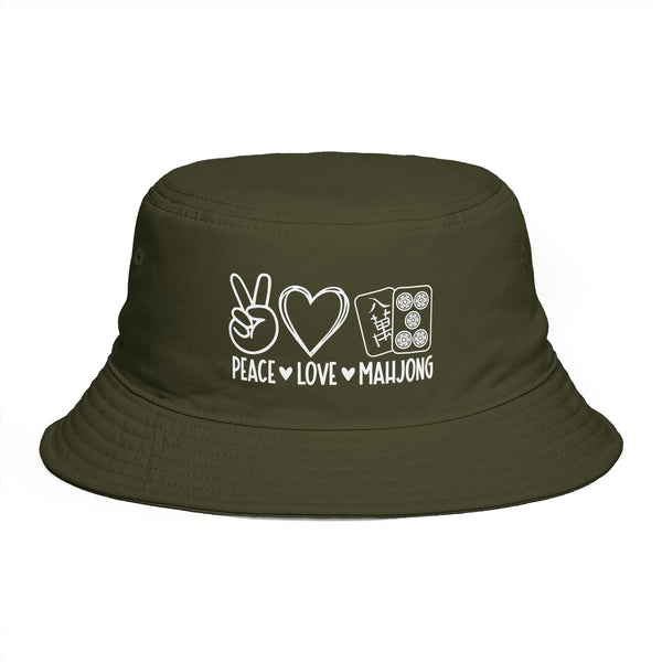 Bucket Hat — Peace Love Mahjong