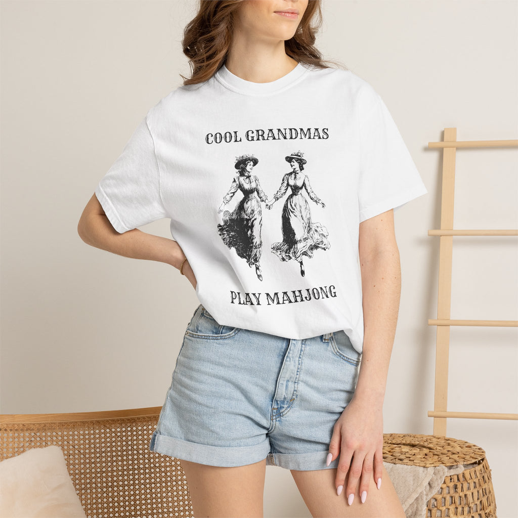 T-Shirt - Cool Grandmas Play Mahjong (Comfort Colors - Unisex)
