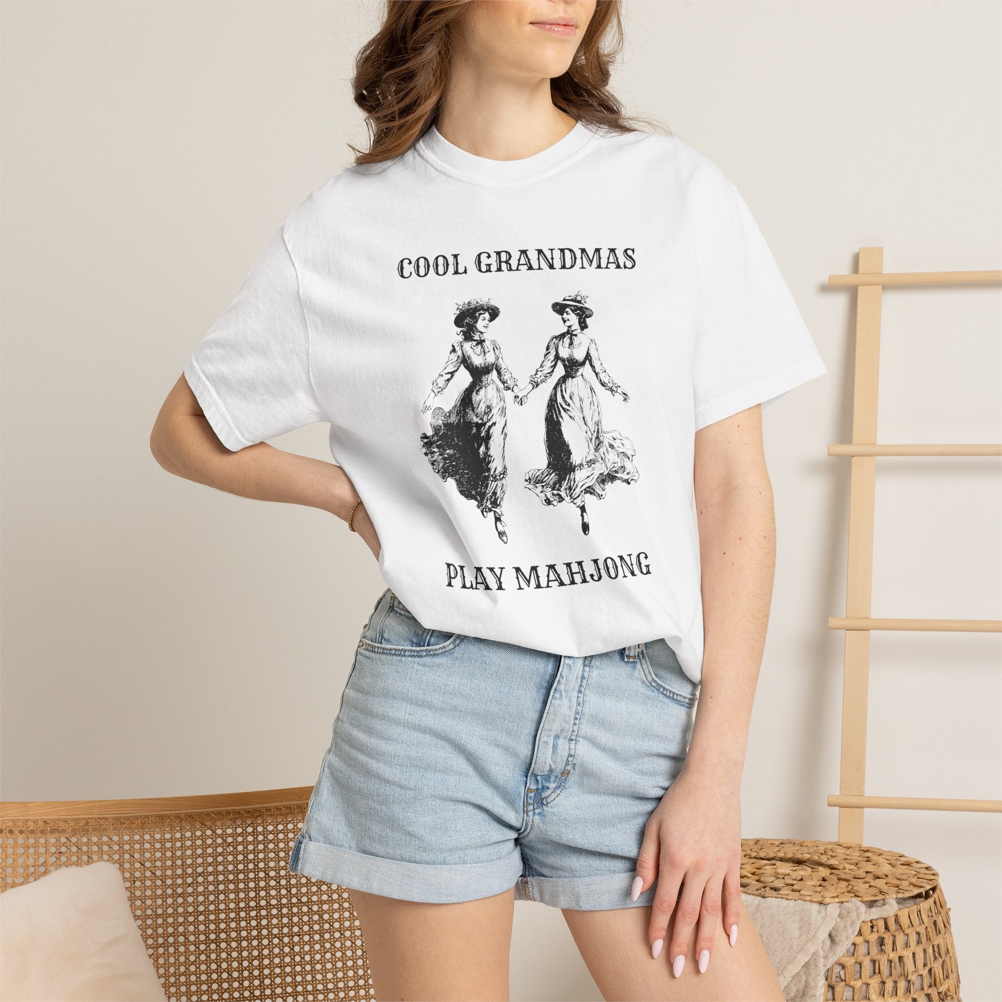 T-Shirt - Cool Grandmas Play Mahjong (Comfort Colors - Unisex)