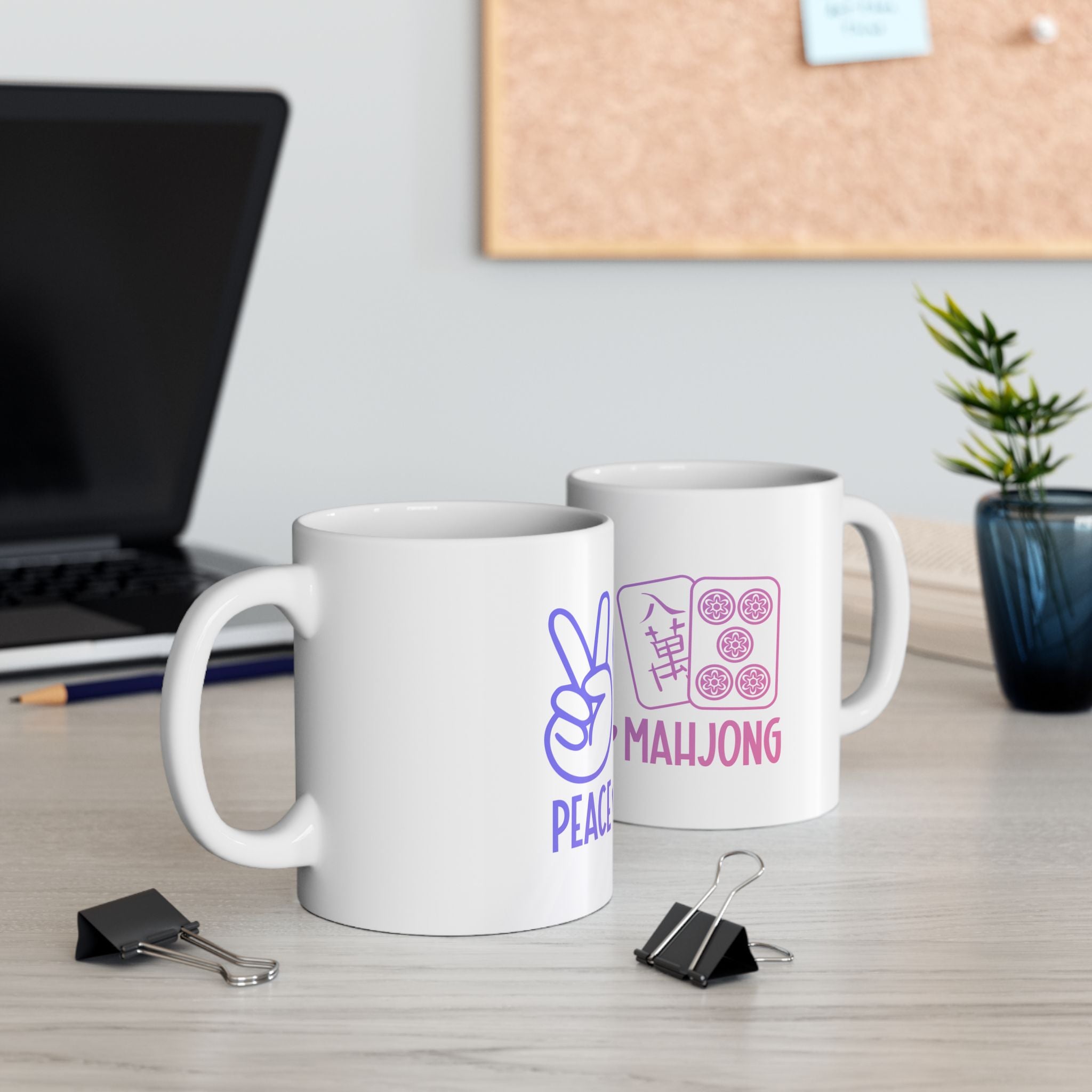 Mug - Peace Love Mahjong