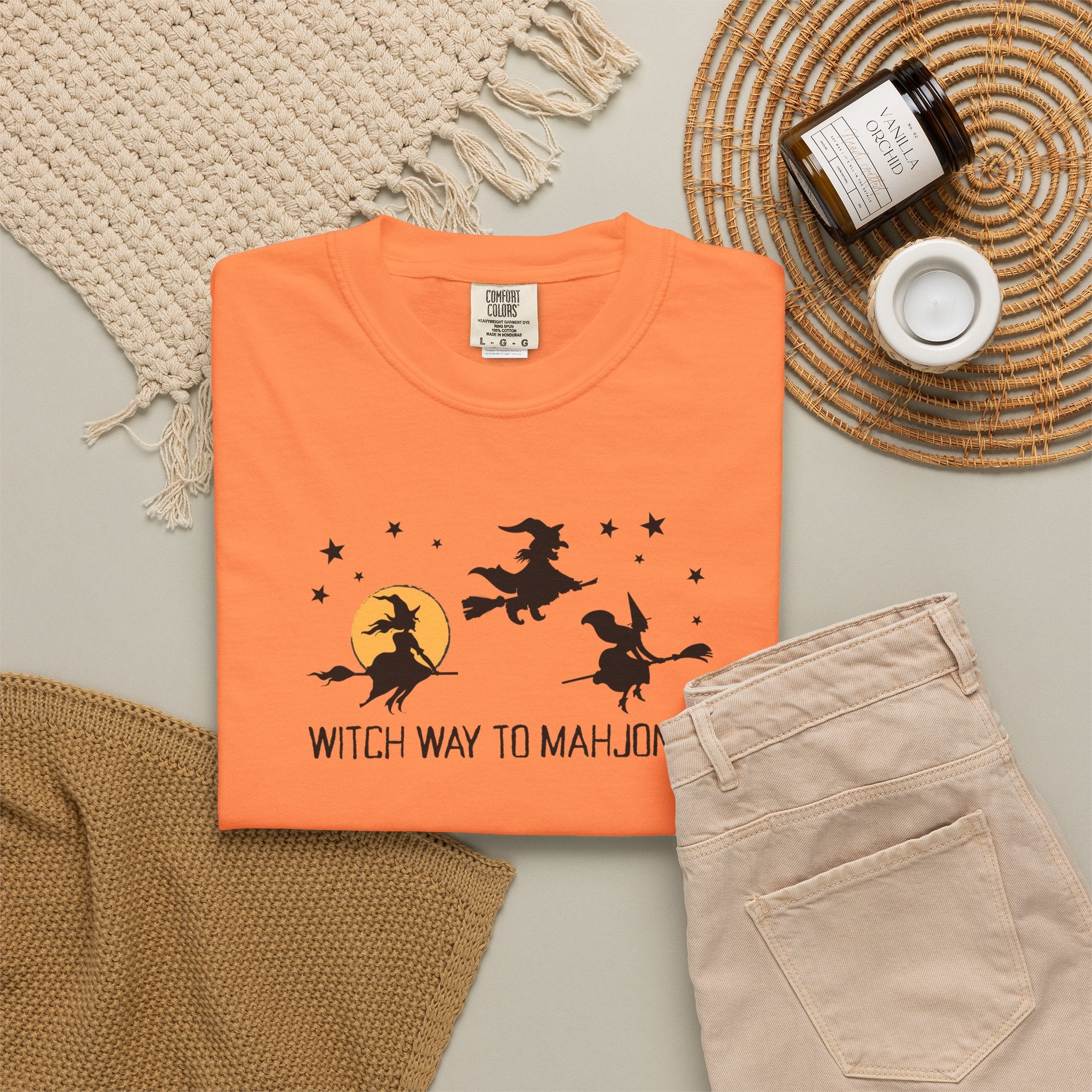 T-Shirt - Witch Way to Mahjong (Comfort Colors)
