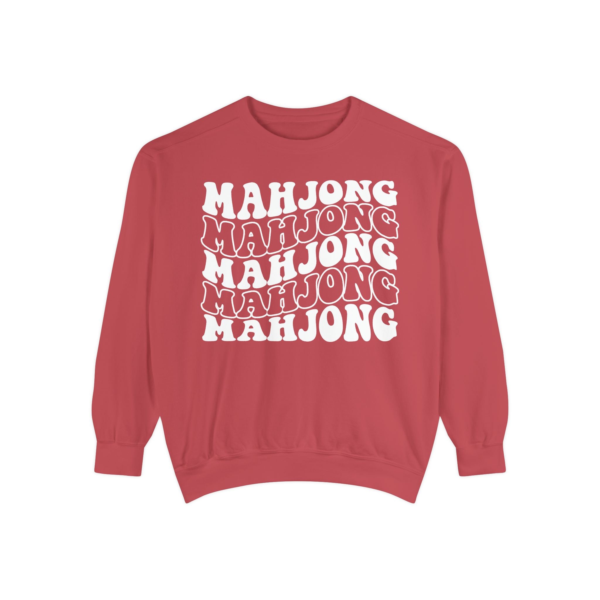 Crewneck Sweatshirt - Mahjong Retro Stack