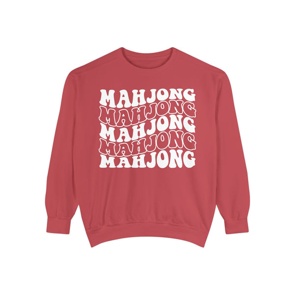 Crewneck Sweatshirt - Mahjong Retro Stack