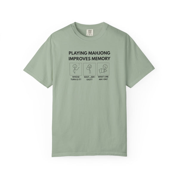 T-Shirt - Mahjong Improves Memory (Comfort Colors - Unisex)