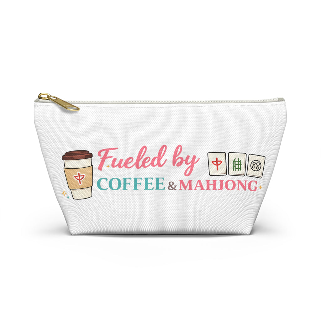 Accessory Pouch -  Fueled by Coffee & Mahjong