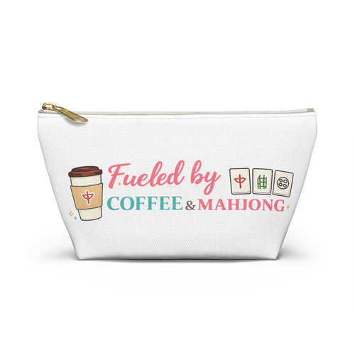 Accessory Pouch -  Fueled by Coffee & Mahjong