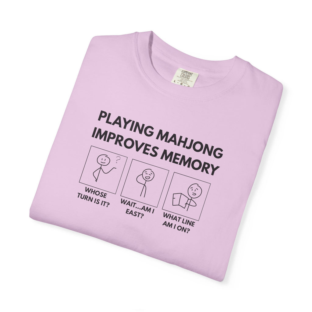 T-Shirt - Mahjong Improves Memory (Comfort Colors - Unisex)