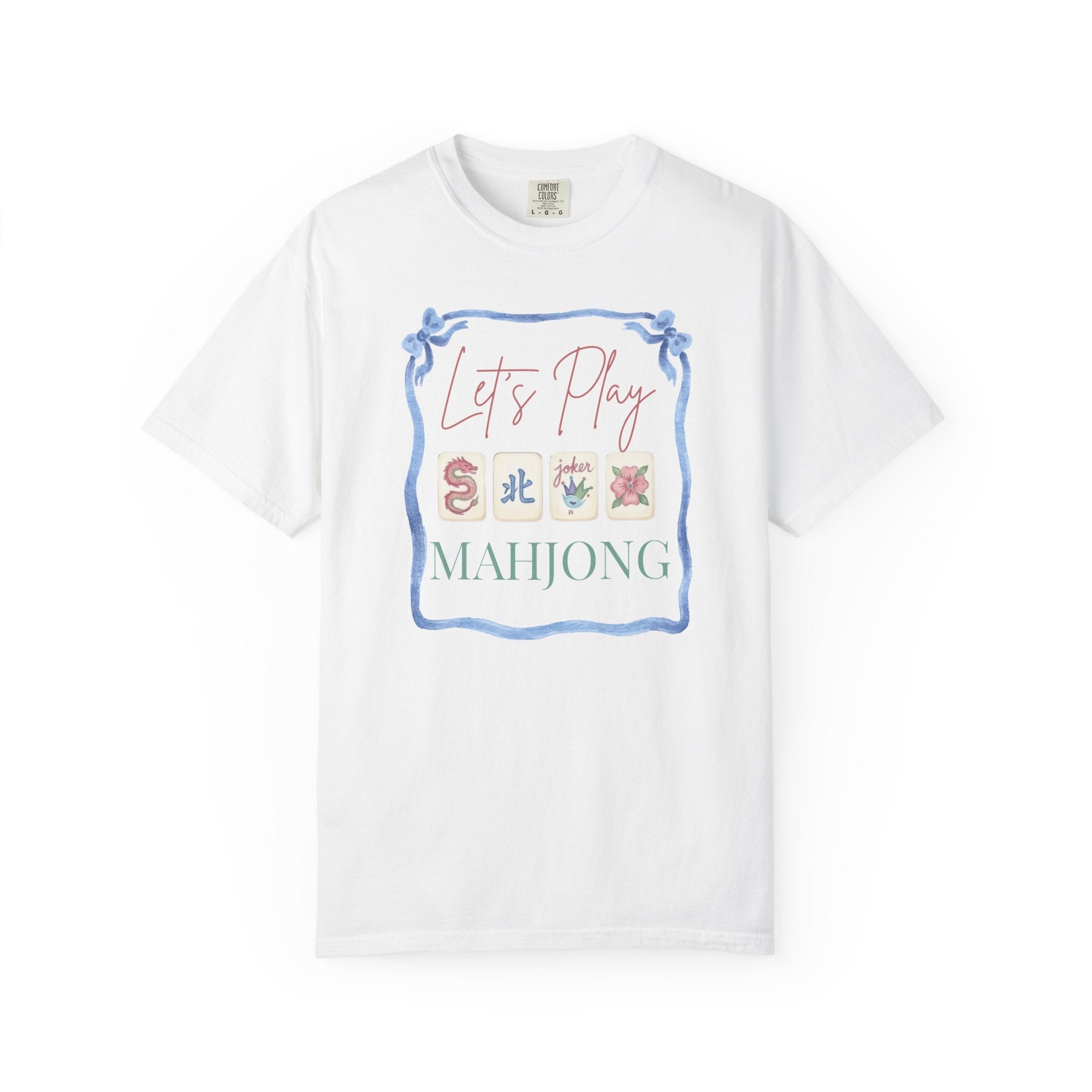 T-Shirt - Let's Play Mahjong (Comfort Colors - Unisex) Secondary image