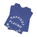T-Shirt - Happiest Playing Mahjong (Bella+Canvas - Unisex)