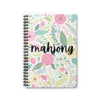 Spiral Notebook - Floral Mahjong