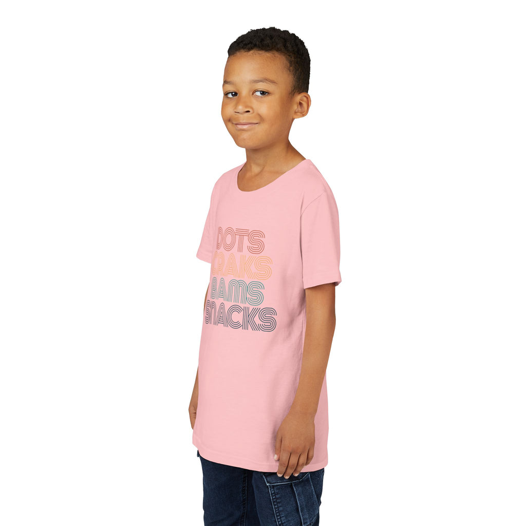Youth Tee - Dots Craks Bams Snacks