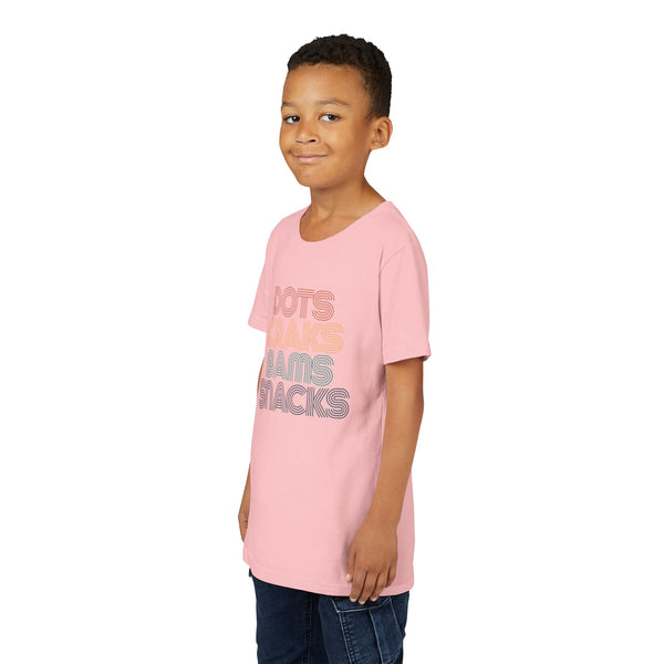 Youth Tee - Dots Craks Bams Snacks