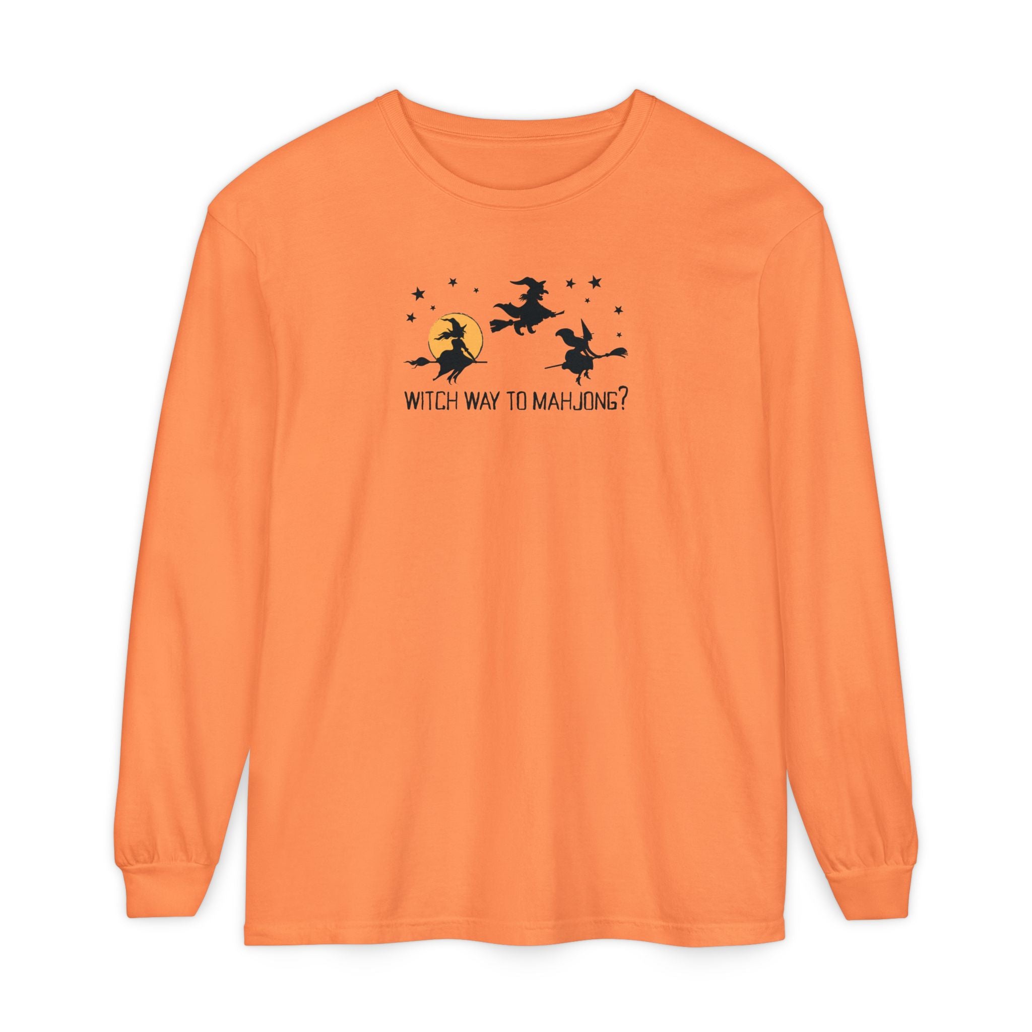 Long Sleeve T-Shirt - Witch Way to Mahjong Main image