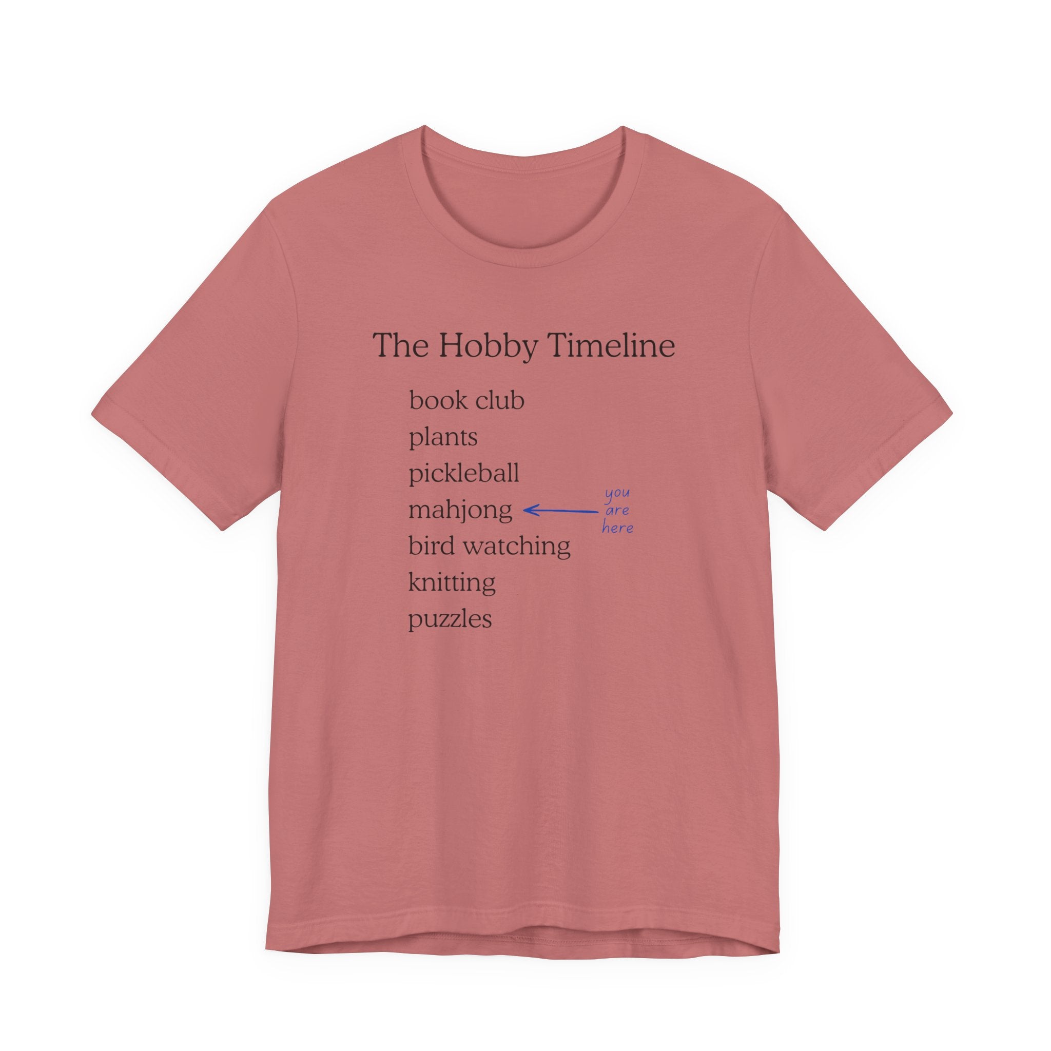 T-Shirt - Hobby Timeline Tee (Bella+Canvas - Unisex)