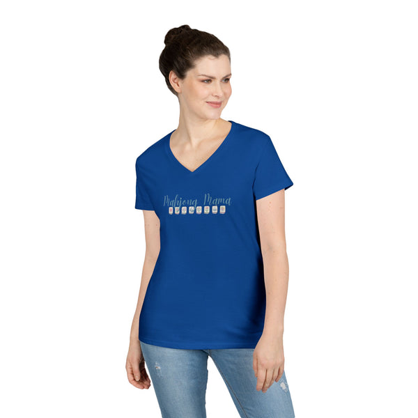 T-Shirt - Mahjong Mama - (Womens V-Neck)
