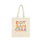 Cotton Tote Bag — Dot Bam Crak