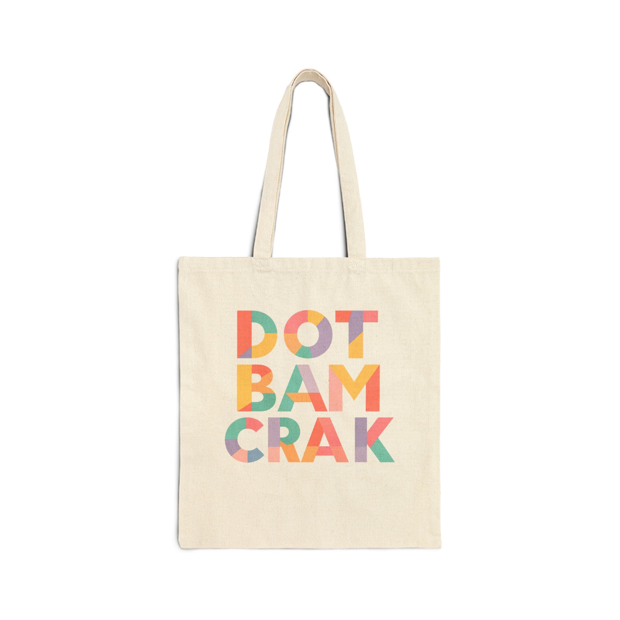 Cotton Tote Bag — Dot Bam Crak