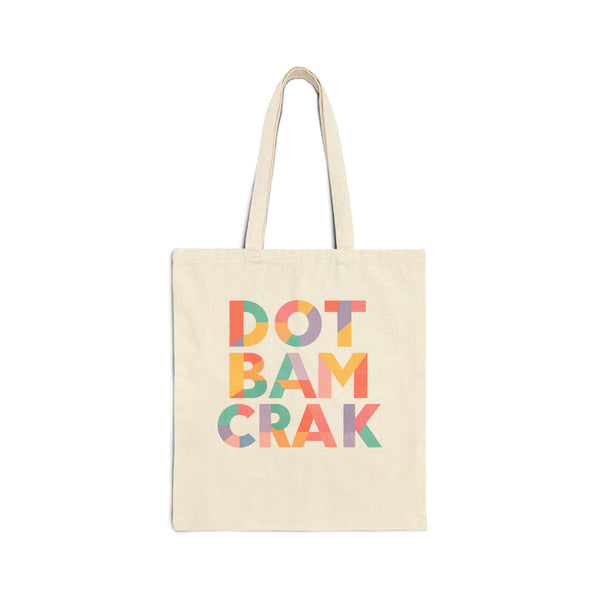Cotton Tote Bag — Dot Bam Crak