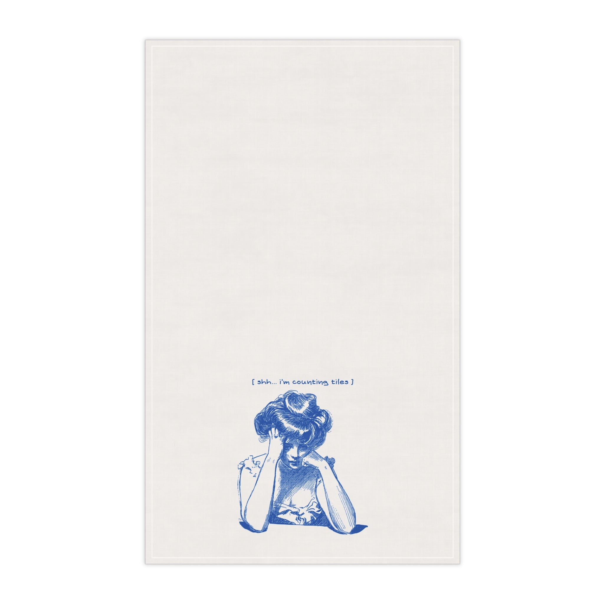 Tea Towel - Shhhh... I'm Counting Tiles