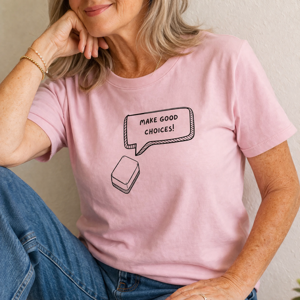 T-Shirt - Blank Tile - Make Good Choices (Comfort Colors - Unisex)