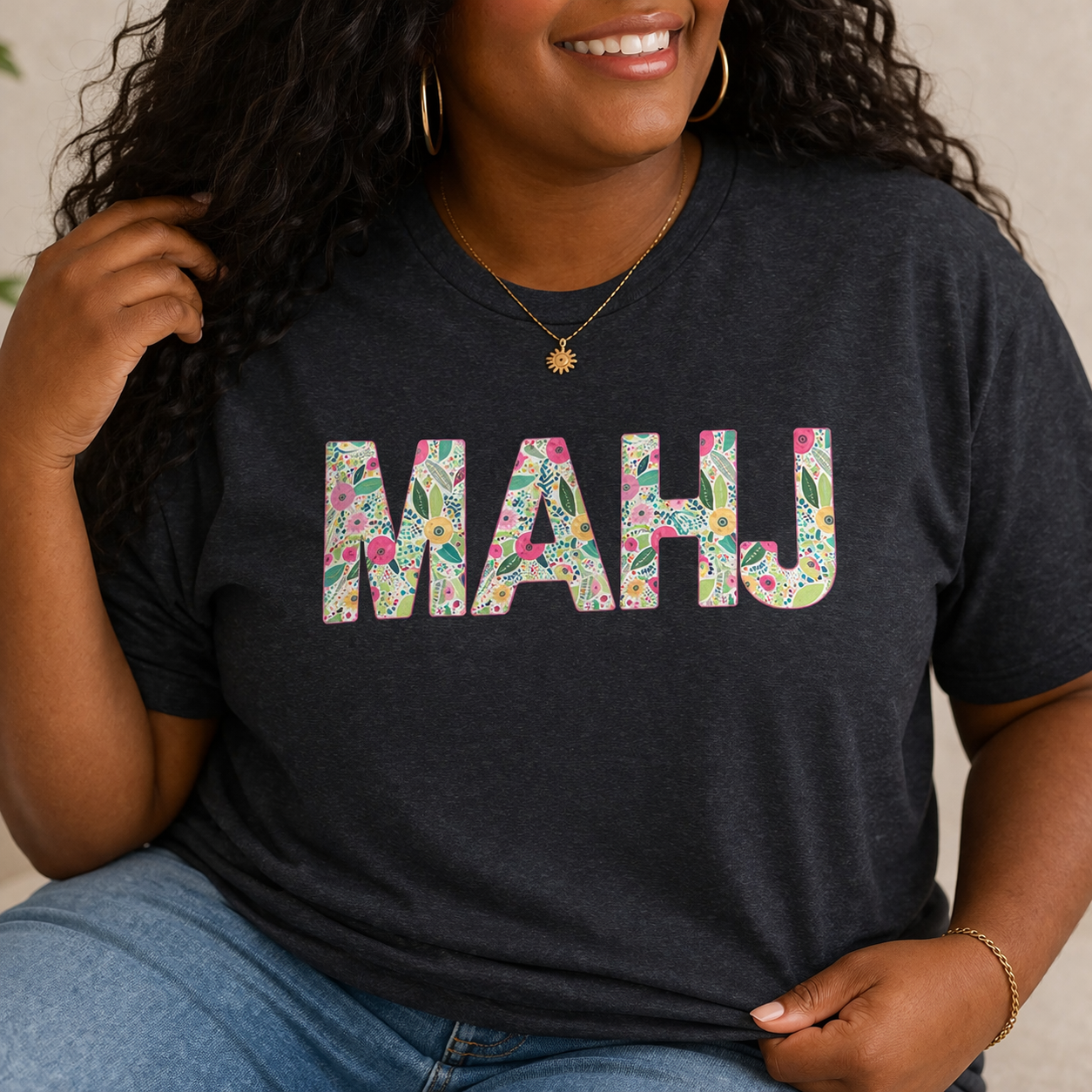 T-Shirt - MAHJ Floral (Bella+Canvas - Unisex)