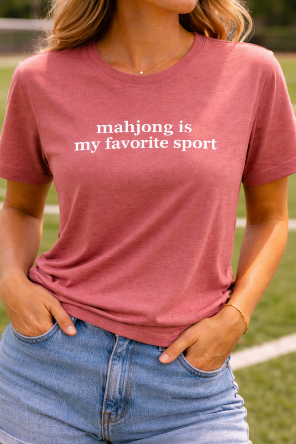 T-Shirt - Mahjong Is My Favorite Sport (Bella+Canvas - Unisex)