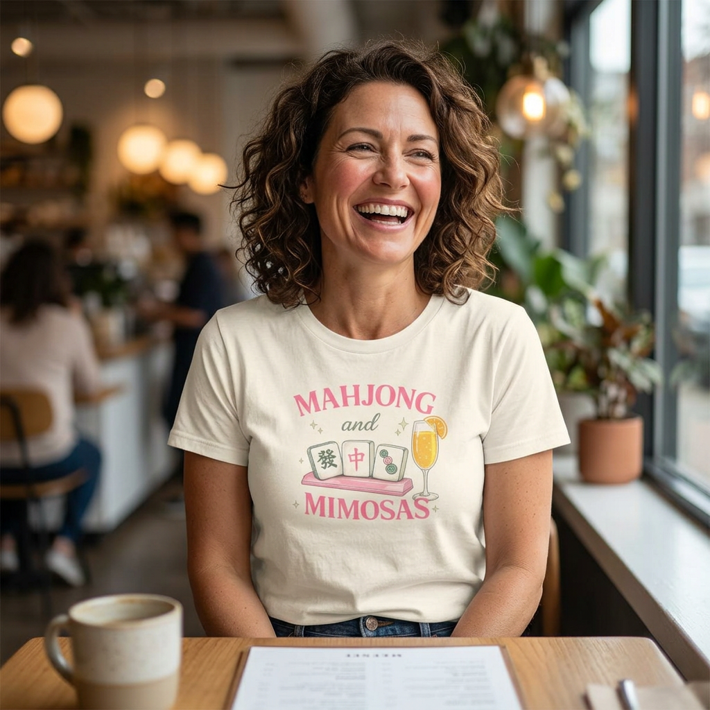 T-Shirt - Mahjong and Mimosas (Bella + Canvas - Unisex)