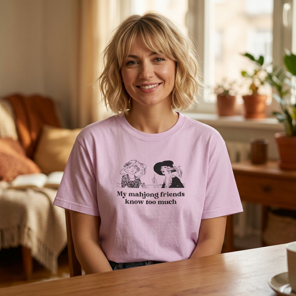 TShirt - My Mahjong Friends Know Too Much (Comfort Colors - Unisex)