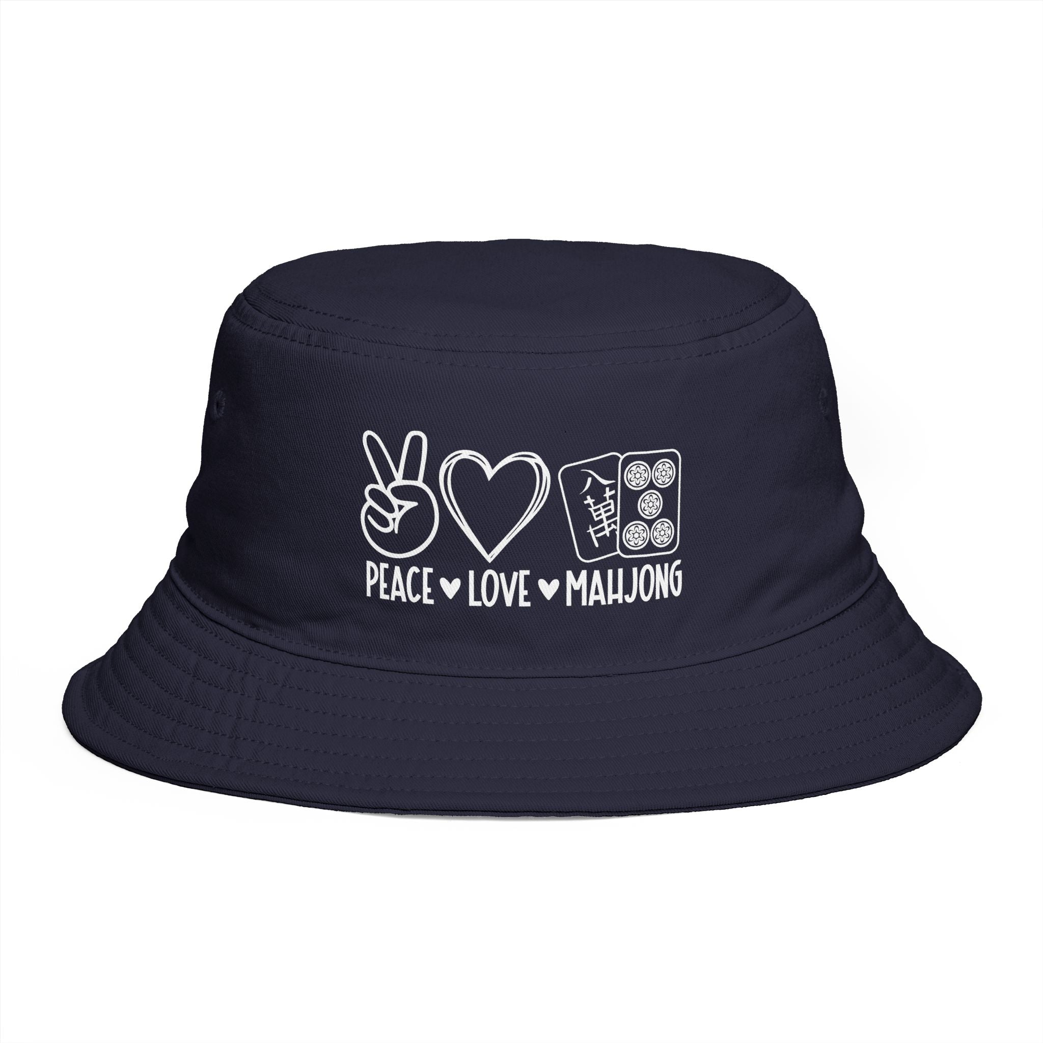 Bucket Hat — Peace Love Mahjong