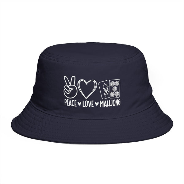 Bucket Hat — Peace Love Mahjong