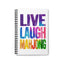 Spiral Notebook - Live Laugh Mahjong