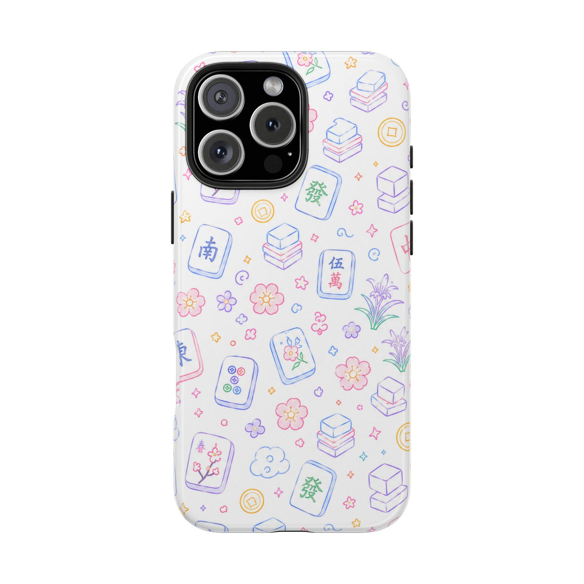 Tough Phone Case - Pretty Mahjong