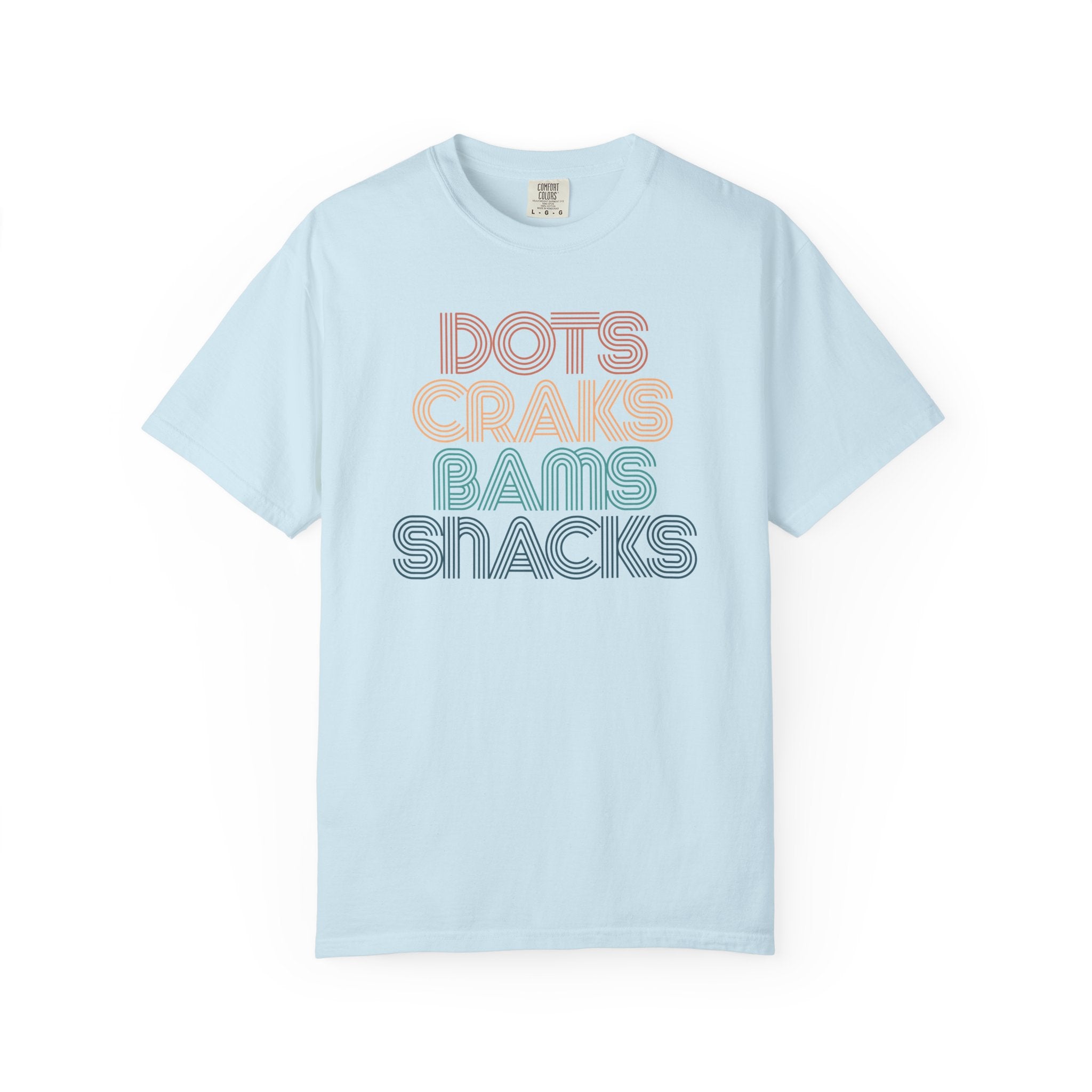 T-Shirt -Dots Craks Bams Snacks (Comfort Colors - Unisex)