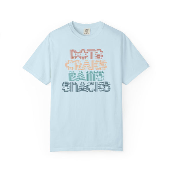 T-Shirt -Dots Craks Bams Snacks (Comfort Colors - Unisex)