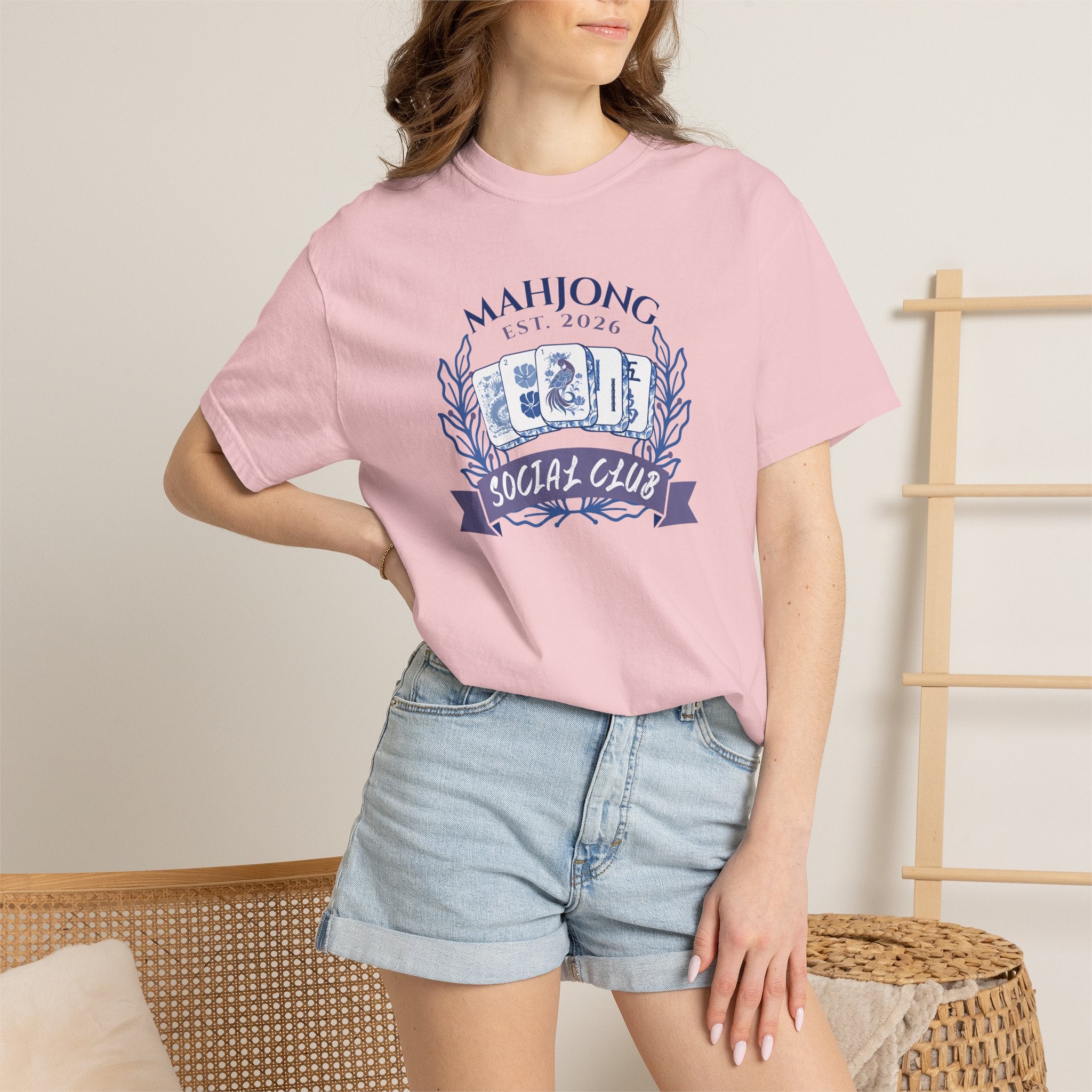 T-Shirt - Mahjong Social Club (Comfort Colors - Unisex)