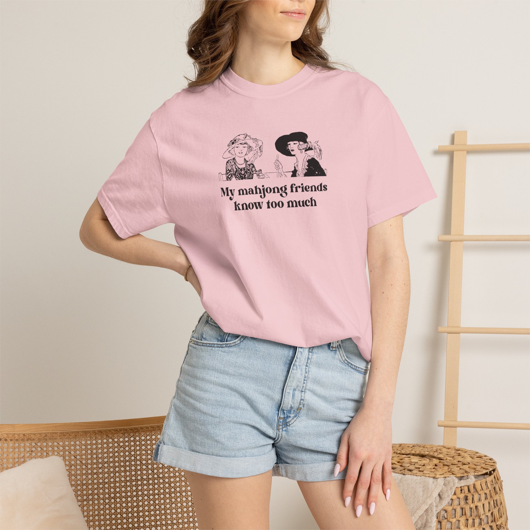 TShirt - My Mahjong Friends Know Too Much (Comfort Colors - Unisex)