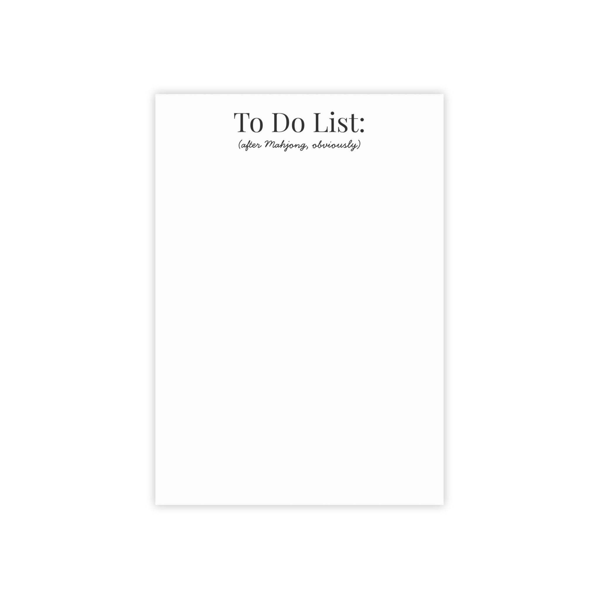 To Do List (after Mahjong, obviously) - Sticky Notes Secondary image