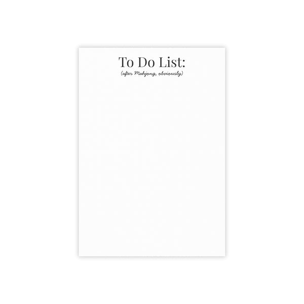 To Do List (after Mahjong, obviously) - Sticky Notes