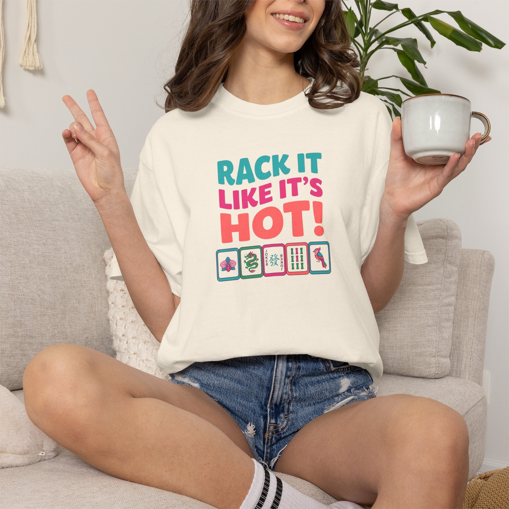 T-Shirt — "Rack It Like It's Hot" (Comfort Colors - Unisex) Main image
