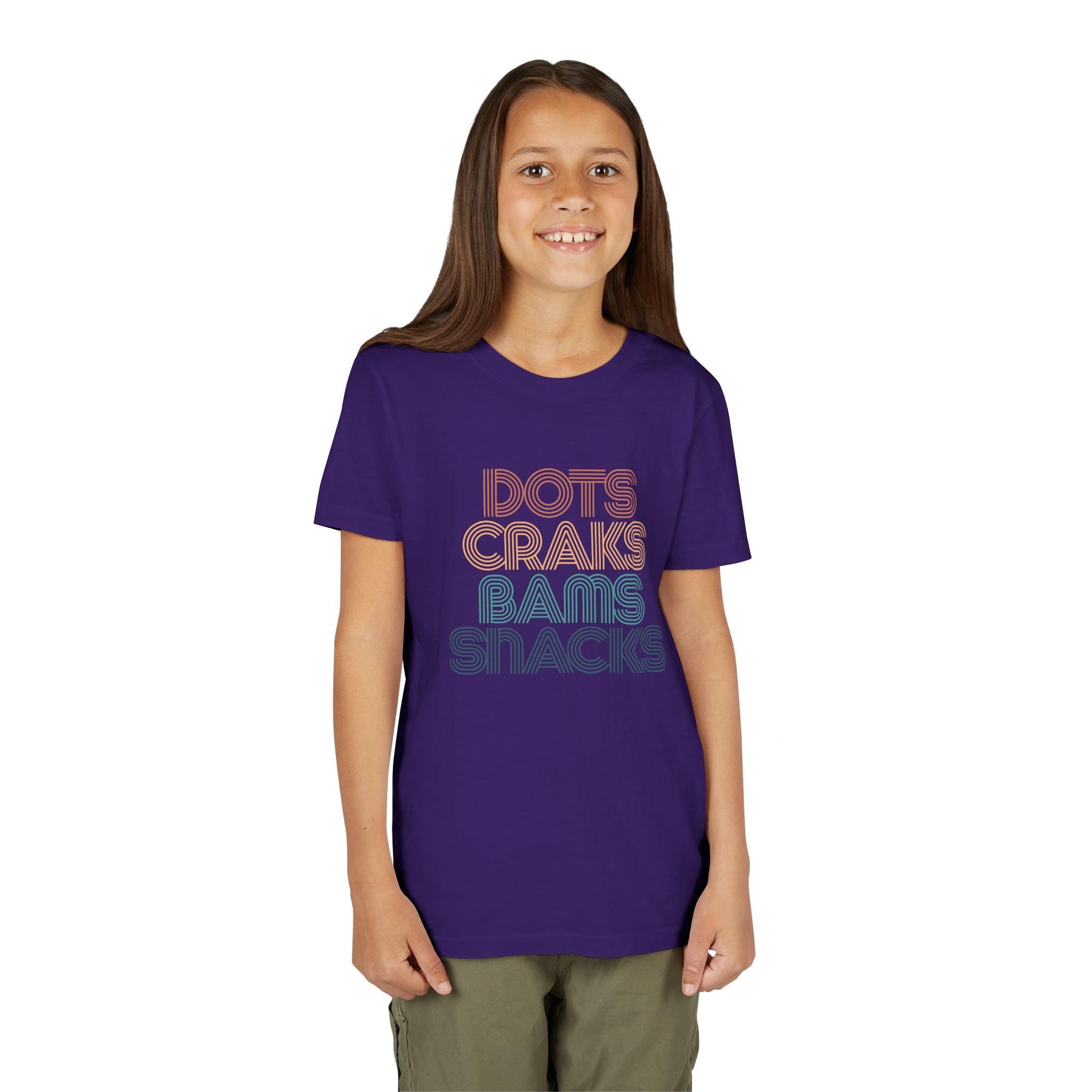 Youth Tee - Dots Craks Bams Snacks