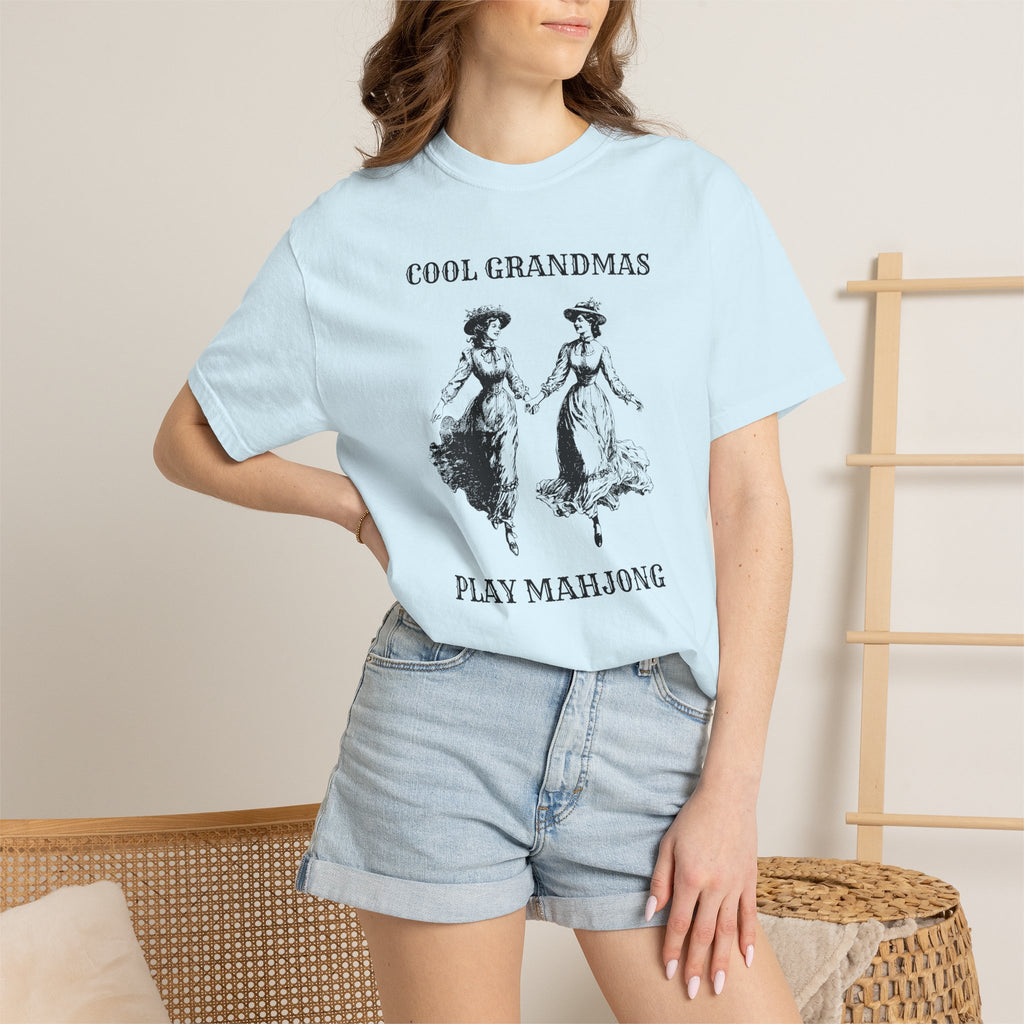 T-Shirt - Cool Grandmas Play Mahjong (Comfort Colors - Unisex)