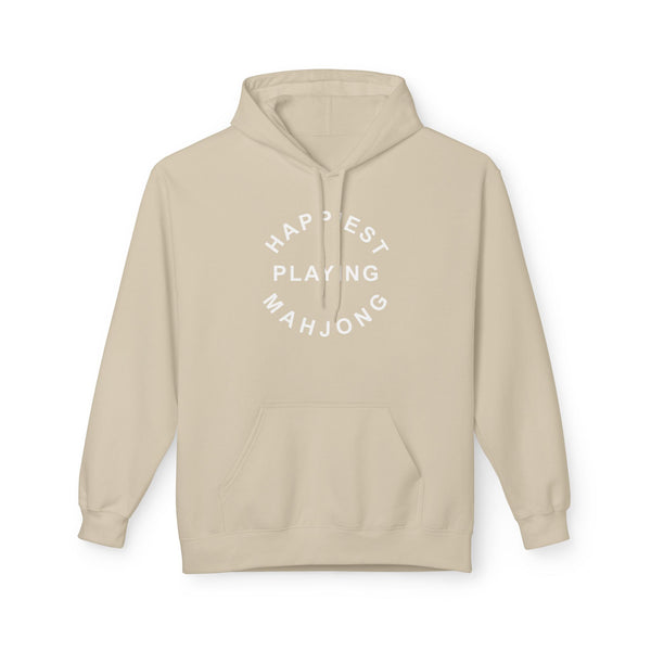 Hoodie - Happiest Playing Mahjong
