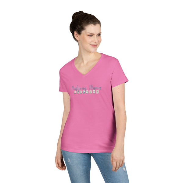 T-Shirt - Mahjong Mama - (Womens V-Neck)