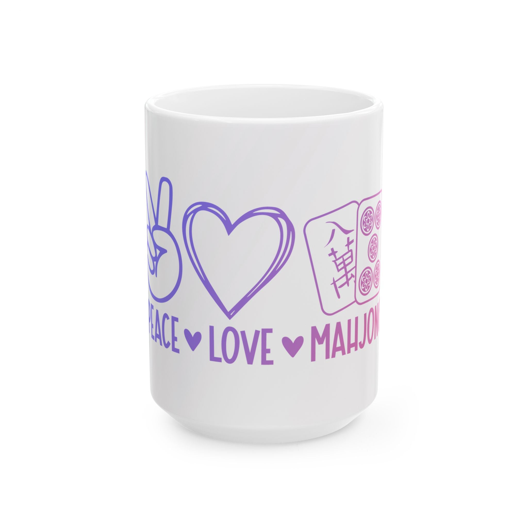 Mug - Peace Love Mahjong