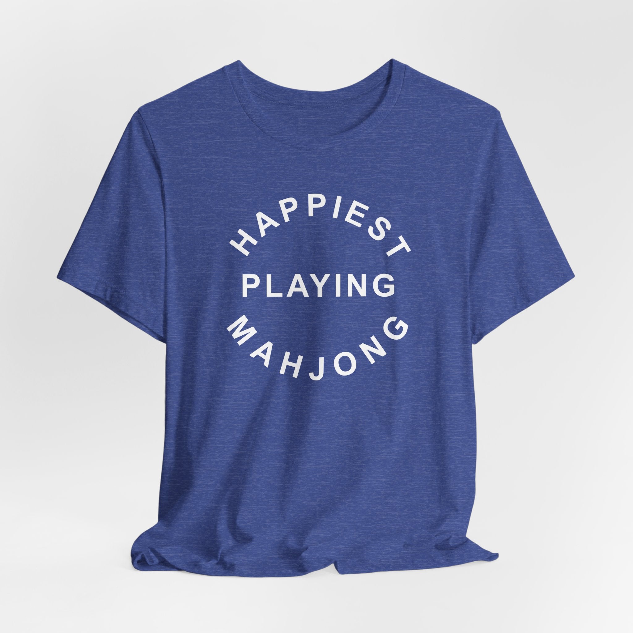 T-Shirt - Happiest Playing Mahjong (Bella+Canvas - Unisex)