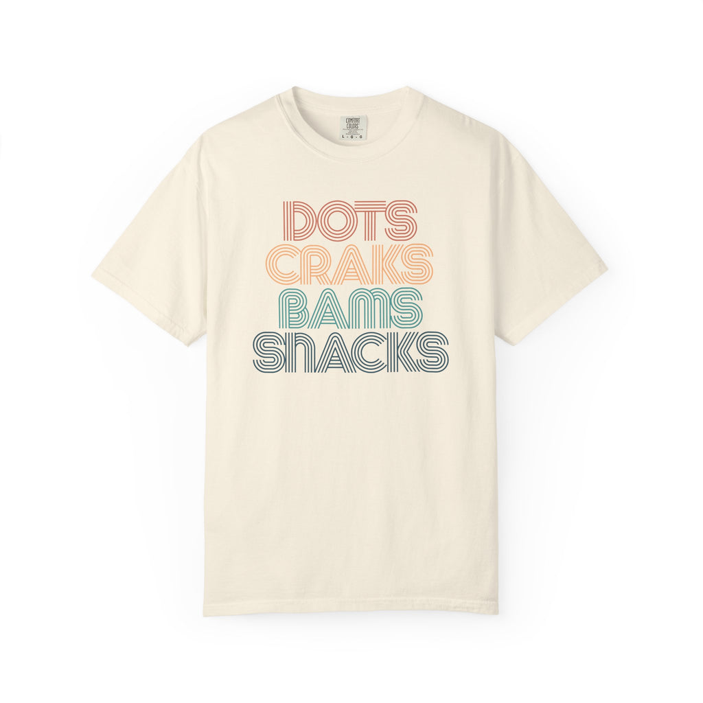 T-Shirt -Dots Craks Bams Snacks (Comfort Colors - Unisex)