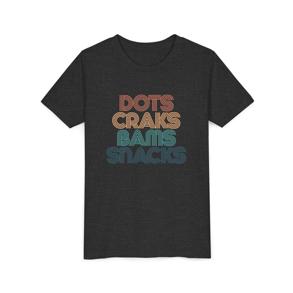 Youth Tee - Dots Craks Bams Snacks